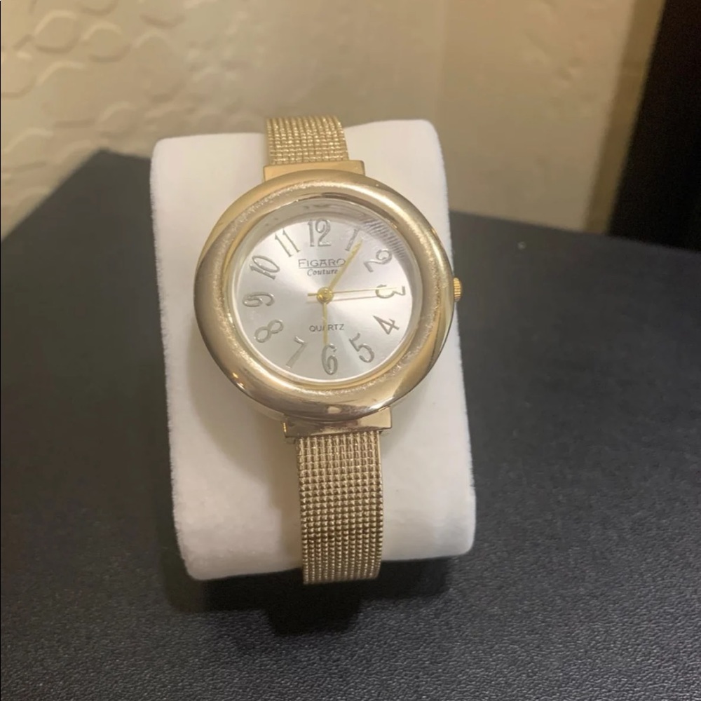 Figaro Couture Gold Watch